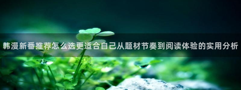 新新漫画漫画推荐